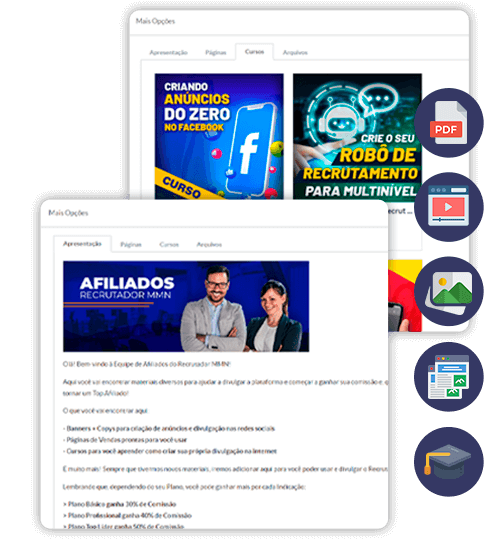 Defina o que vai compartilhar